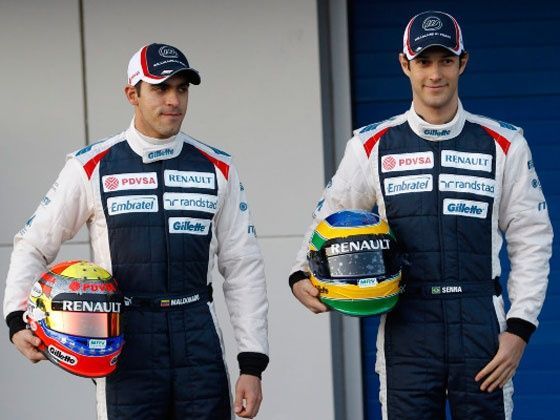 2012 Williams F1 drivers indian gp