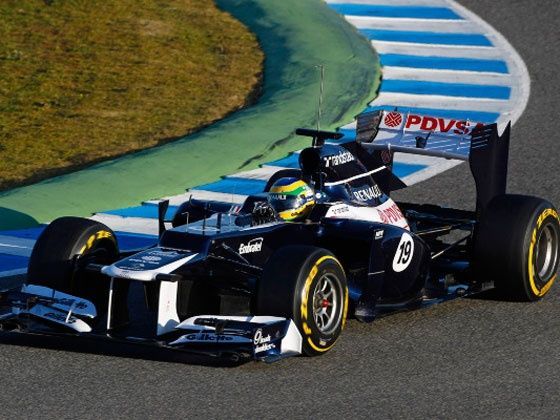 2012 Williams F1 team action senna