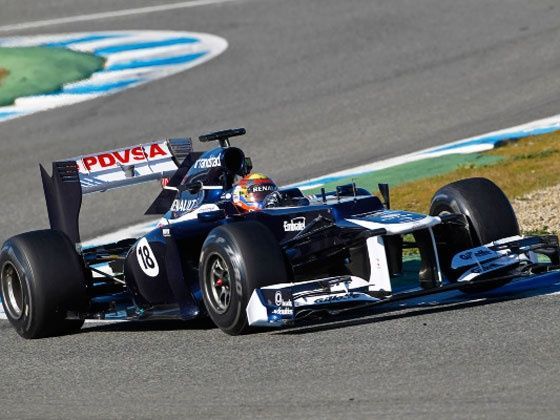 2012 Williams F1 team action