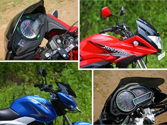 Bajaj Discover 125ST and Hero Ignitor Speedometer and looks Bajaj Discover 125ST and Hero Ignitor Speedometer and looks