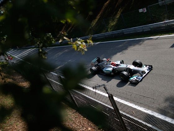 Formula One - MERCEDES AMG PETRONAS, Italian GP, Monza. 7-9 September
2012. Michael Schumacher