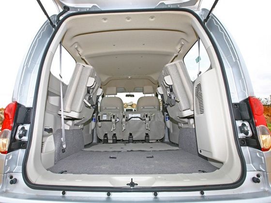 Nissan Evalia luggage compartment Nissan Evalia luggage compartment