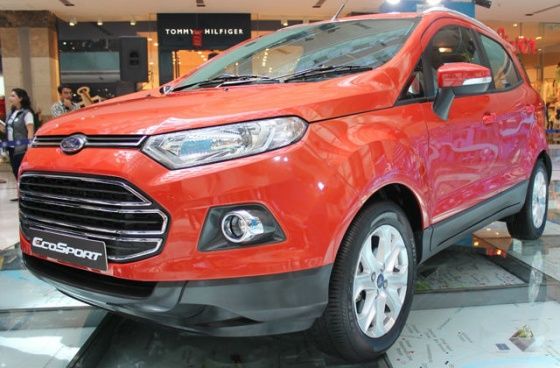 Ford EcoSport front shot Ford EcoSport front shot