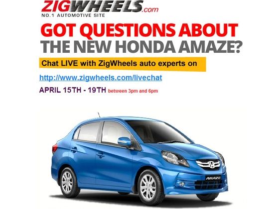 Honda Amaze live chat Honda Amaze live chat