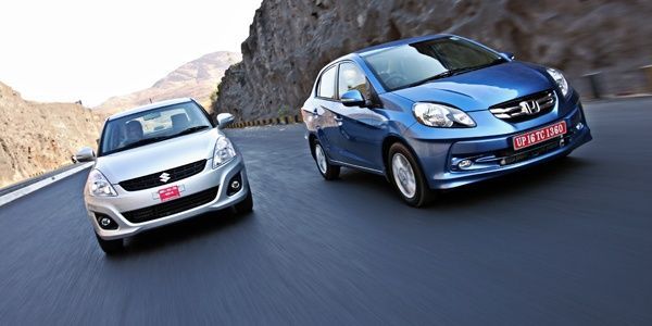 Honda Amaze vs Maruti Suzuki Dzire