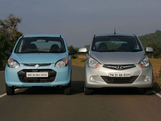 Maruti Alto and Hyundai Eon Maruti Alto and Hyundai Eon