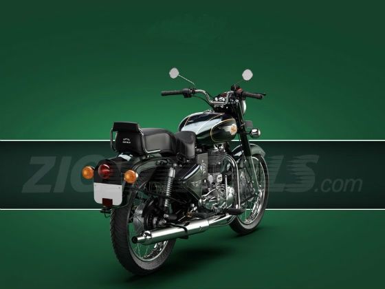 Royal Enfield Bullet 500 rear shot Royal Enfield Bullet 500 rear shot