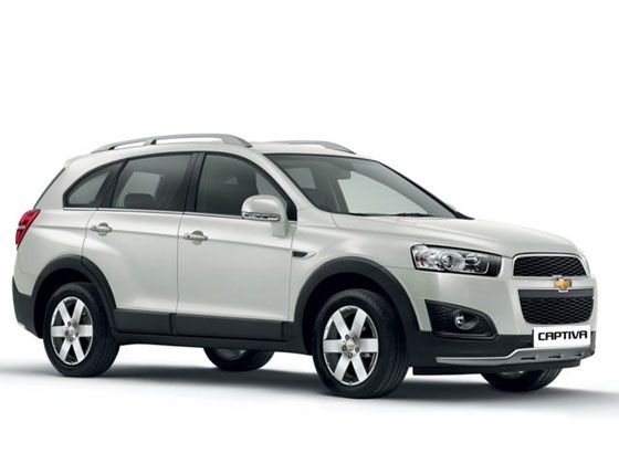 Chevrolet Captiva facelift front Chevrolet Captiva facelift front