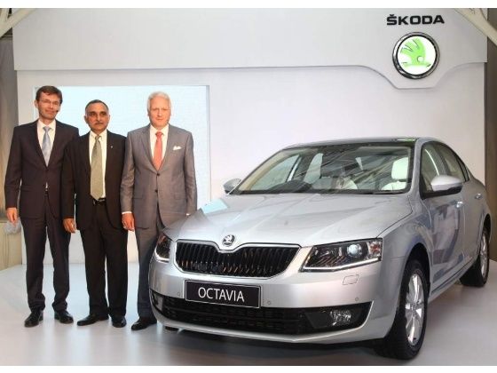 New Skoda Octavia Indian unveiling New Skoda Octavia Indian unveiling
