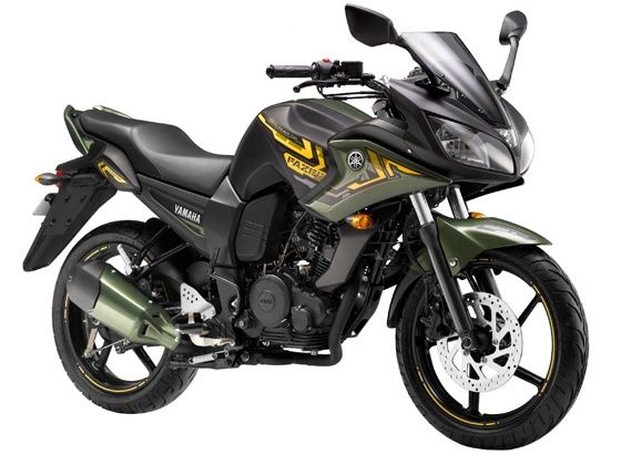 Yamaha Fazer limited edition battle green shade Yamaha Fazer limited edition battle green shade