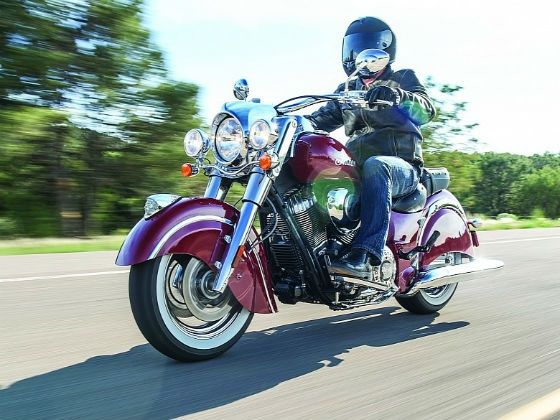 2014 Indian Chief Classic action shot 2014 Indian Chief Classic action shot