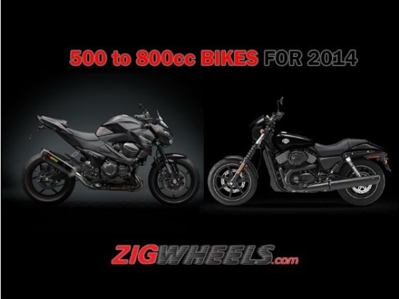 Middleweight Motorcycles for 2014 (500-800cc) Middleweight Motorcycles for 2014 (500-800cc)