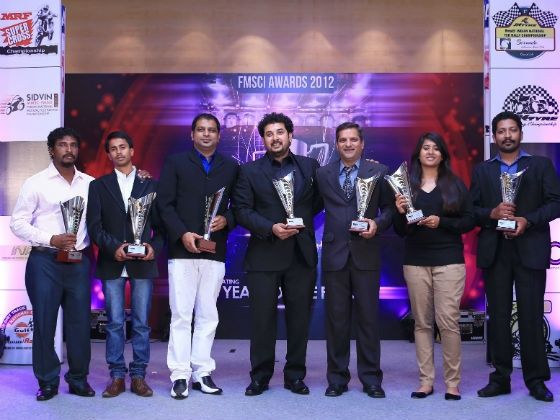 Winners of the first ever Indian National Autocross Championship at the FMSCI Awards Winners of the first ever Indian National Autocross Championship at the FMSCI Awards