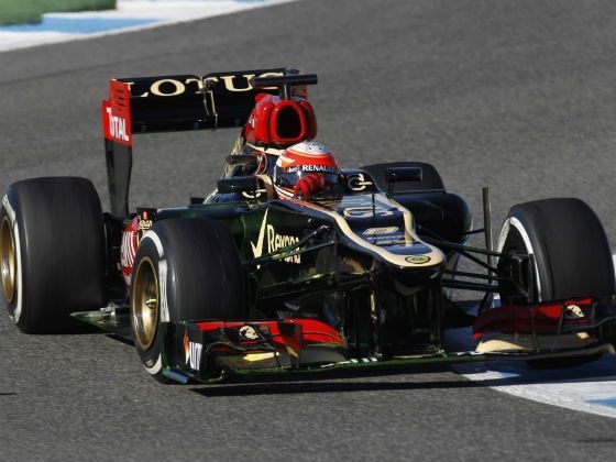 Romain Grosjean Lotus F1 team