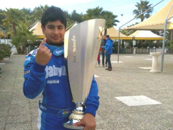 Kush Maini wins WSK race Kush Maini wins WSK race