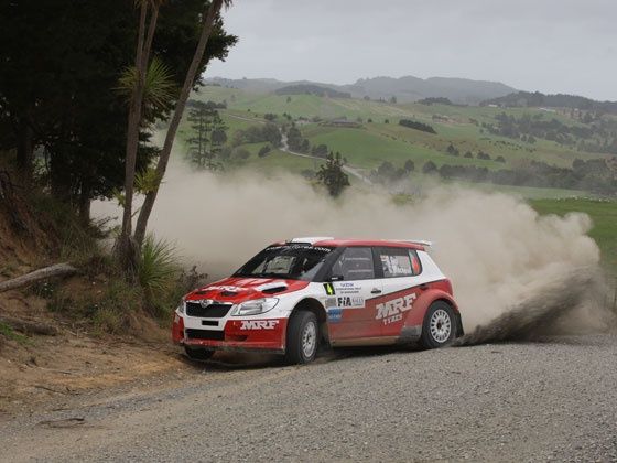 Gaurav Gill behind the wheel of the Skoda Fabia S2000 Gaurav Gill behind the wheel of the Skoda Fabia S2000