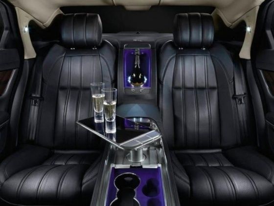 Jaguar XJ Ultimate rear seats Jaguar XJ Ultimate rear seats