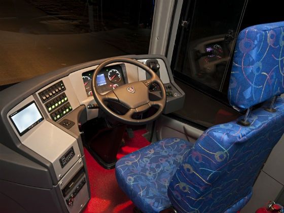 Driver cabin of the Metrolink Driver cabin of the Metrolink