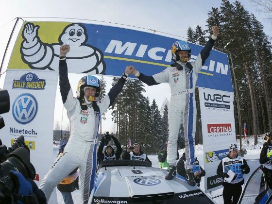 Sebastien Ogier wins 2013 Rally Sweden Sebastien Ogier wins 2013 Rally Sweden