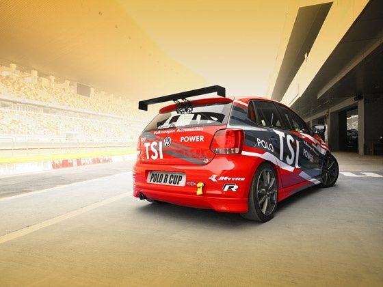 Volkswagen Polo R Cup race car Volkswagen Polo R Cup race car