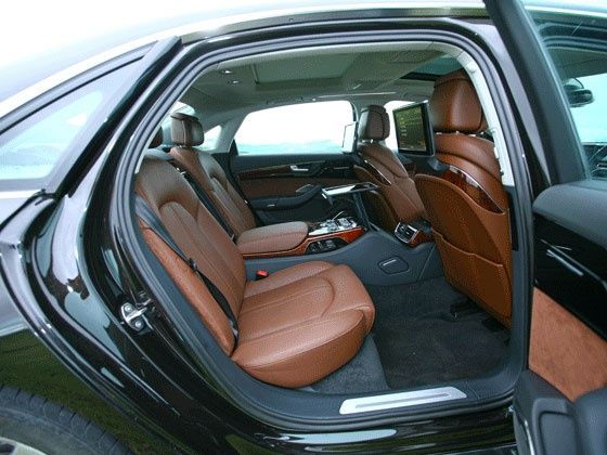 Audi A8 L rear seating Audi A8 L rear seating