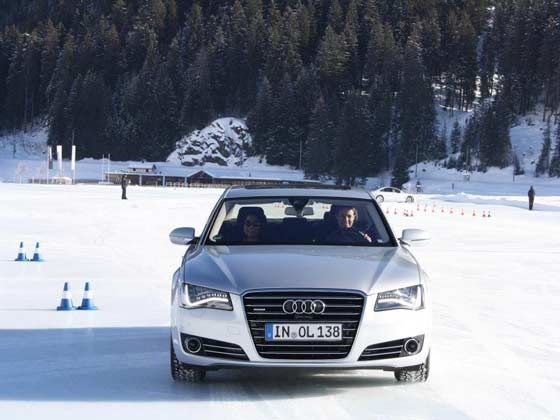 Audi Ice Driving Experience - A8L Audi Ice Driving Experience - A8L