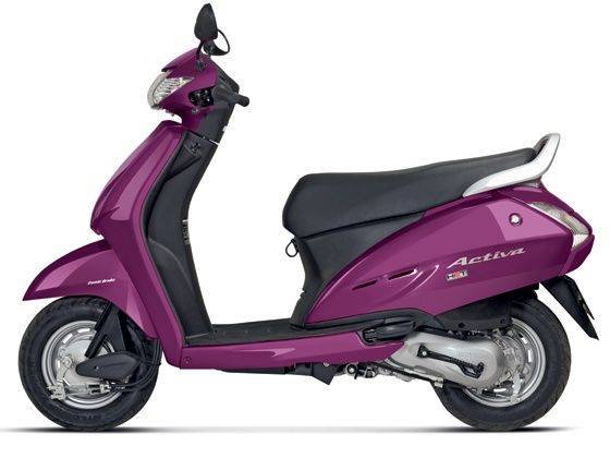 Purple honda moped #2