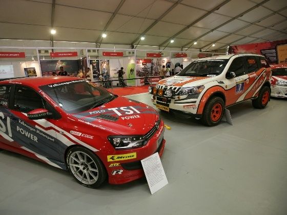 Motorsport pavillion at Mumbai International Motor Show 2013 Motorsport pavillion at Mumbai International Motor Show 2013