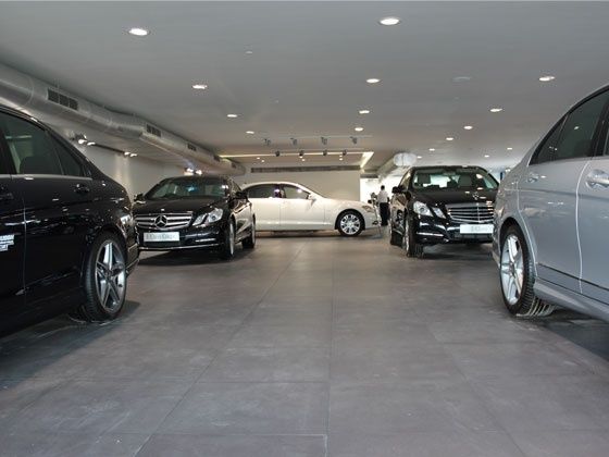 Mercedes-Benz showroom Mercedes-Benz showroom