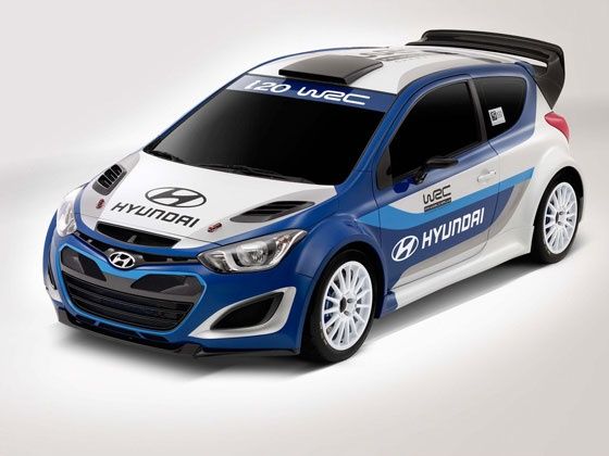 Hyundai WRC spec i20 model Hyundai WRC spec i20 model