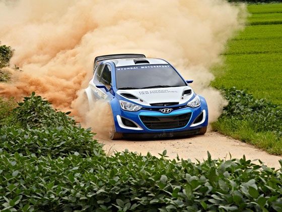 Hyundai WRC spec i20 model Hyundai WRC spec i20 model