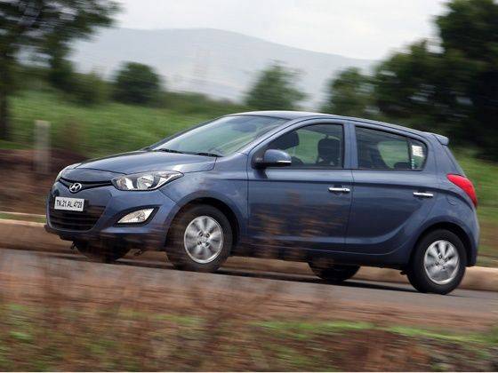 Hyundai i20 driving shot Hyundai i20 driving shot