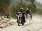 Riders in action at 2013 RE tour of Bhutan