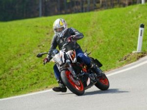 KTM 390 Duke side shot