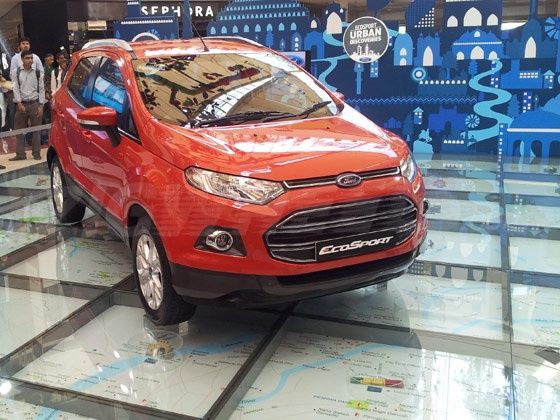 Ford EcoSport unveiled in India Ford EcoSport unveiled in India