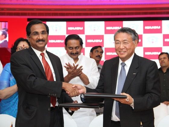 Isuzu signs MoU for start of LCV operations in India Isuzu signs MoU for start of LCV operations in India