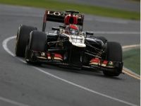 Kimi Raikkonen in action at the 2013 Australian GP