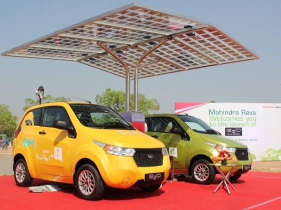 Mahindra e2o charging station Mahindra e2o charging station
