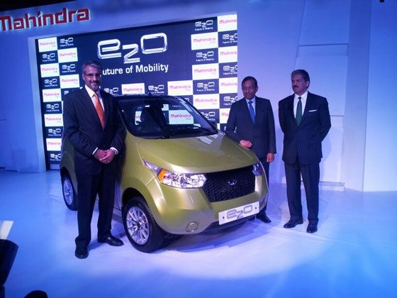 Mahindra e2O launched Mahindra e2O launched