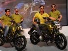 Akshay Kumar with Honda officials at unveiling of CB Trigger