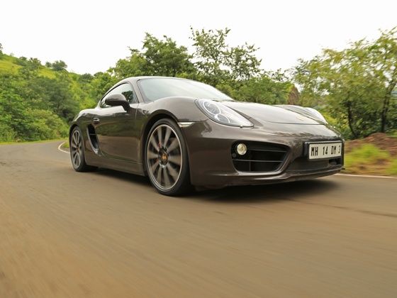 Porsche Cayman S action shot Porsche Cayman S action shot