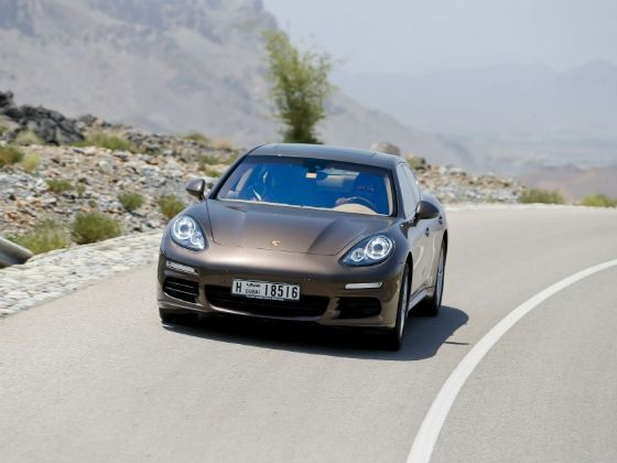 Porsche Panamera action shot Porsche Panamera action shot