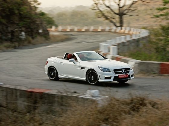 Mercedes-Benz SLK 55 AMG handling