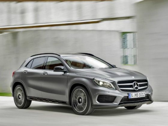 Mercedes-Benz GLA action shot Mercedes-Benz GLA action shot