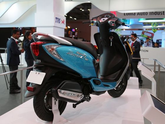 TVS Scooty Zest rear shot TVS Scooty Zest rear shot