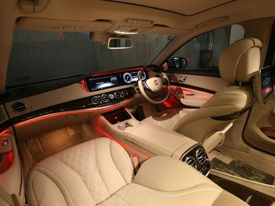 Mercedes s class interiors india #4