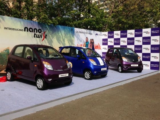 Tata Nano Twist launch pic Tata Nano Twist launch pic