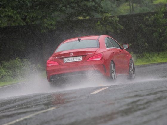 Mercedes-Benz CLA45 AMG rear Mercedes-Benz CLA45 AMG rear