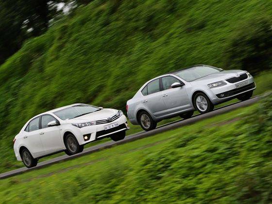 skoda octavia a5 vs toyota corolla #4