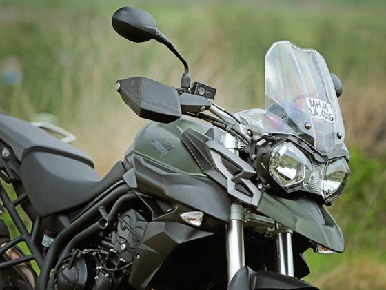 Triumph Tiger 800XC front design Triumph Tiger 800XC front design